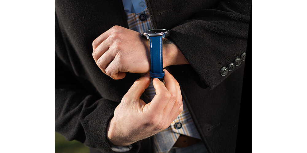 SMARTWATCH GARETT MEN 4S SREBRNO-CZARNY STALOWY wodoodporność