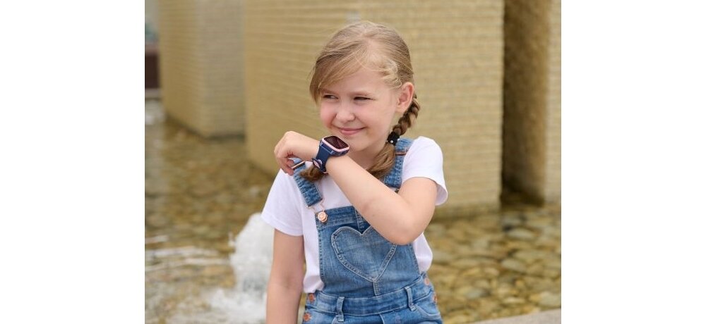 Smartwatch GARETT Kids Trendy 4G ekran bateria ładowanie monitoring zdrowie gps lte aparat dzwonienie połączenie nadzór pasek