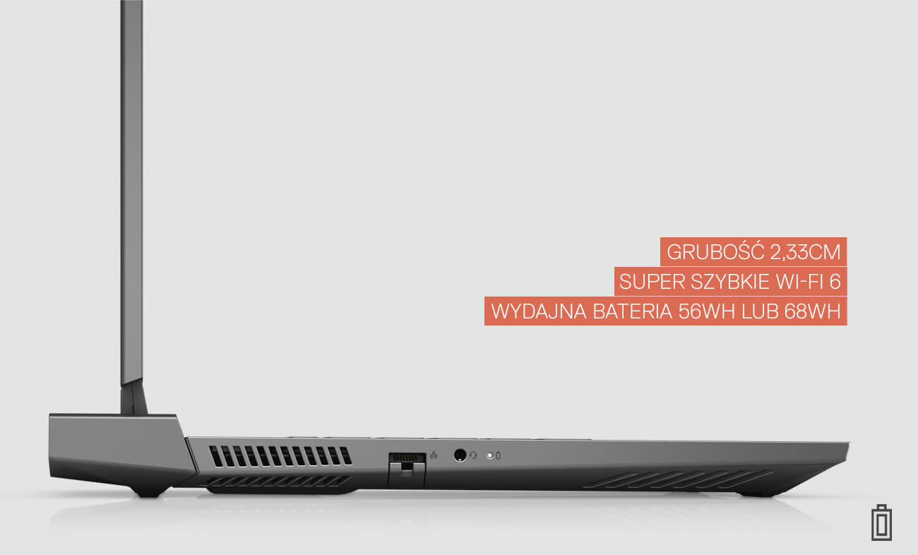 Laptop DELL Inspiron G15 5510 - Wi-Fi