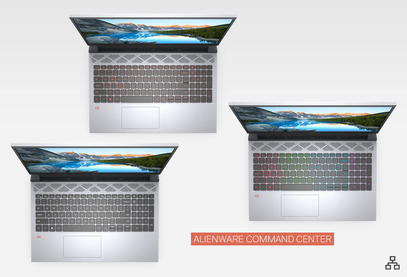 Laptop DELL Inspiron G15 5515 - Alienware Command Center