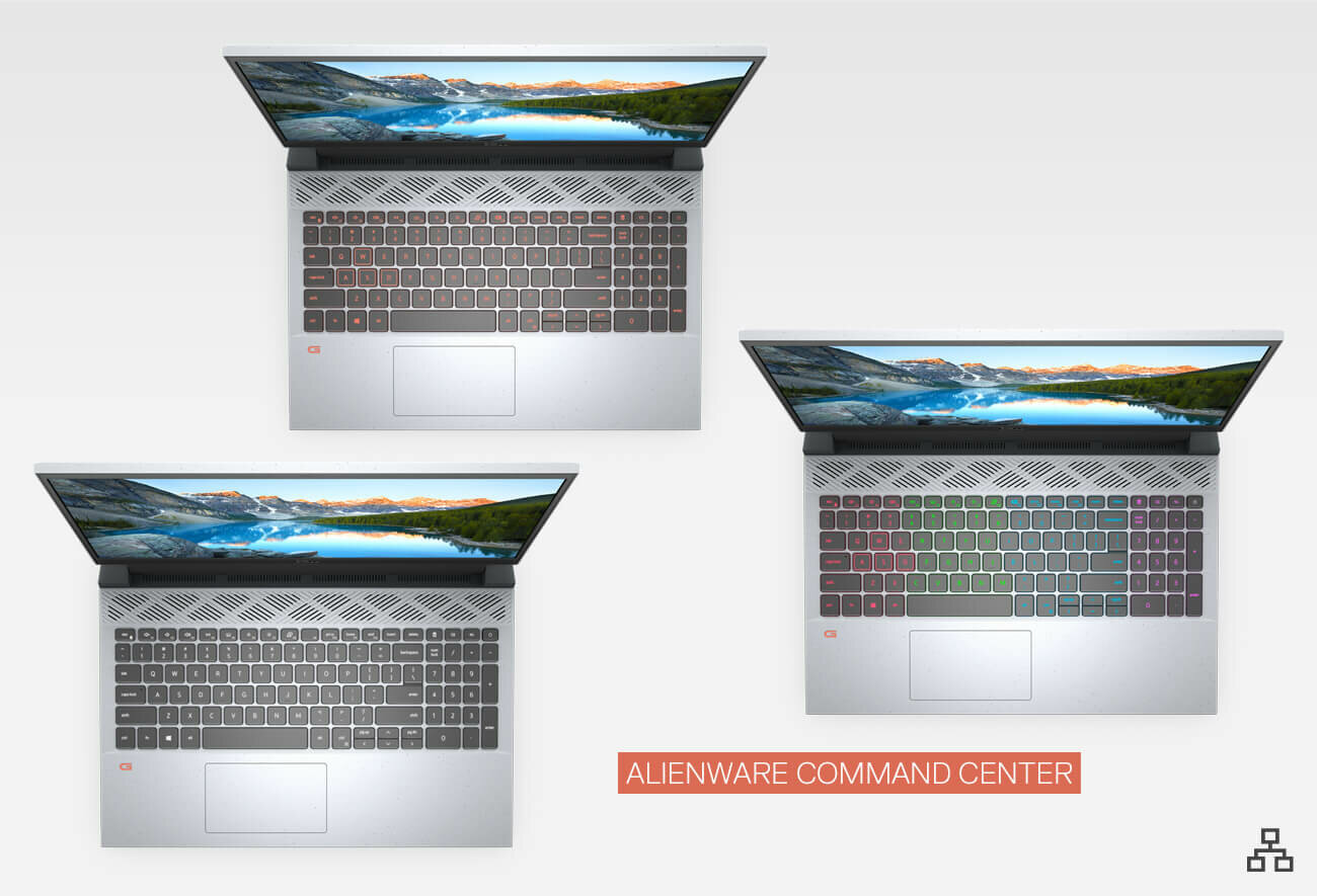 Laptop DELL Inspiron G15 5515 - Alienware Command Center