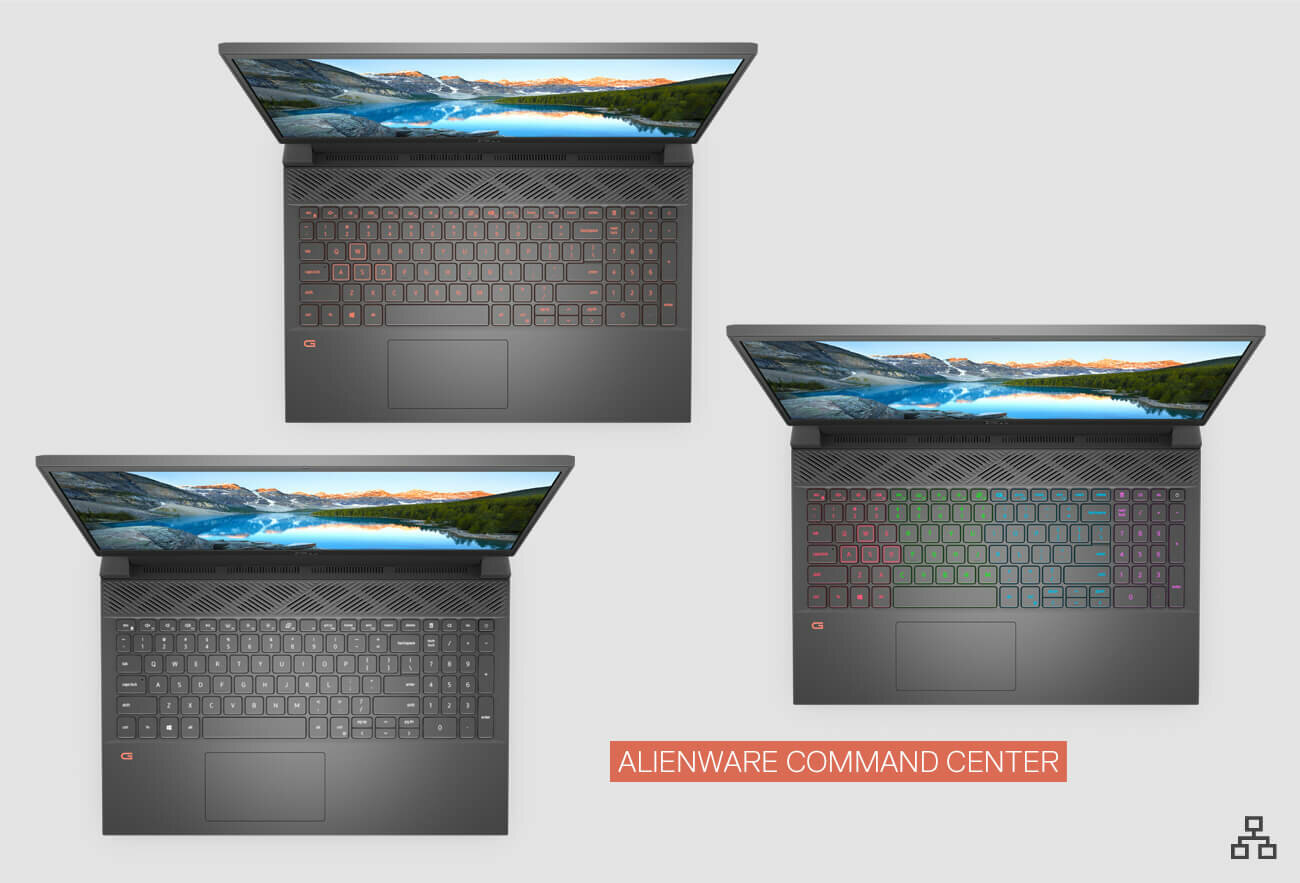 Laptop DELL Inspiron G15 5510 - Alienware Command Center
