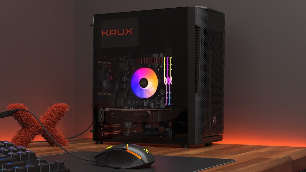 Chłodzenie CPU KRUX Integrator RGB - montaz
