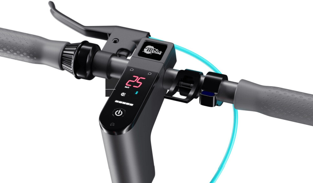 Hulajnoga elektryczna MOTUS Scooty 10 2021 Turkusowy wyświetlacz LCD aplikacja mobilna MyScooty kompatybilna z Android i iOS