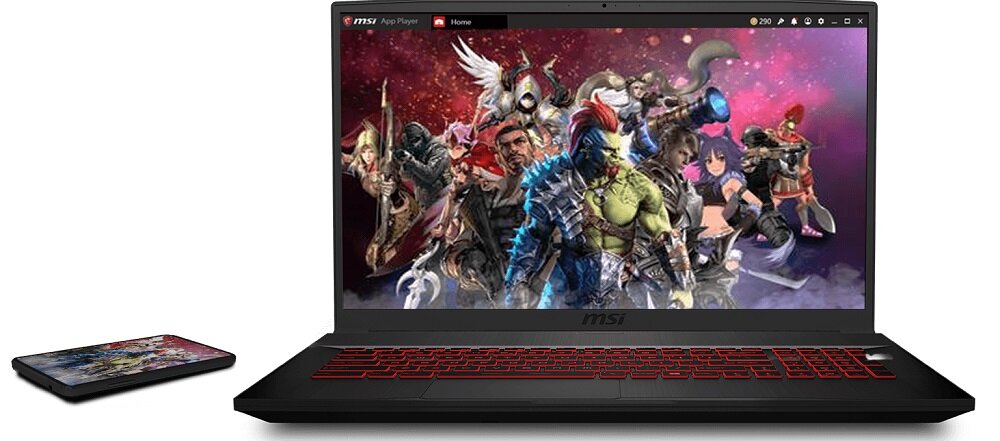 MSI GF75 Thin - Aplikacja MSI APP Player