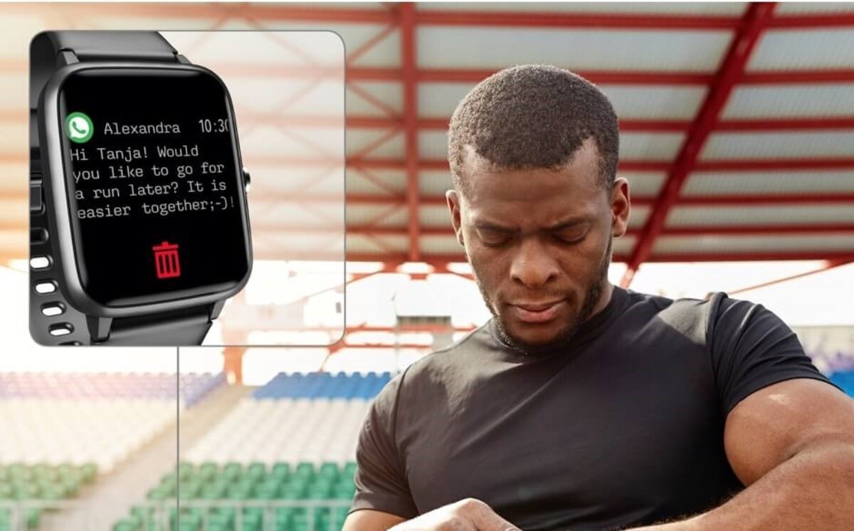 Zegarek sportowy Hama Fit Watch 5910, energia, styl życia