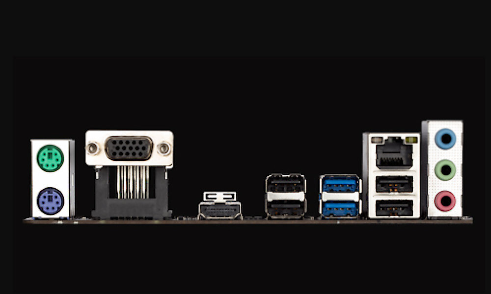 Płyta główna GIGABYTE H410M H V2 - zlacza usb
