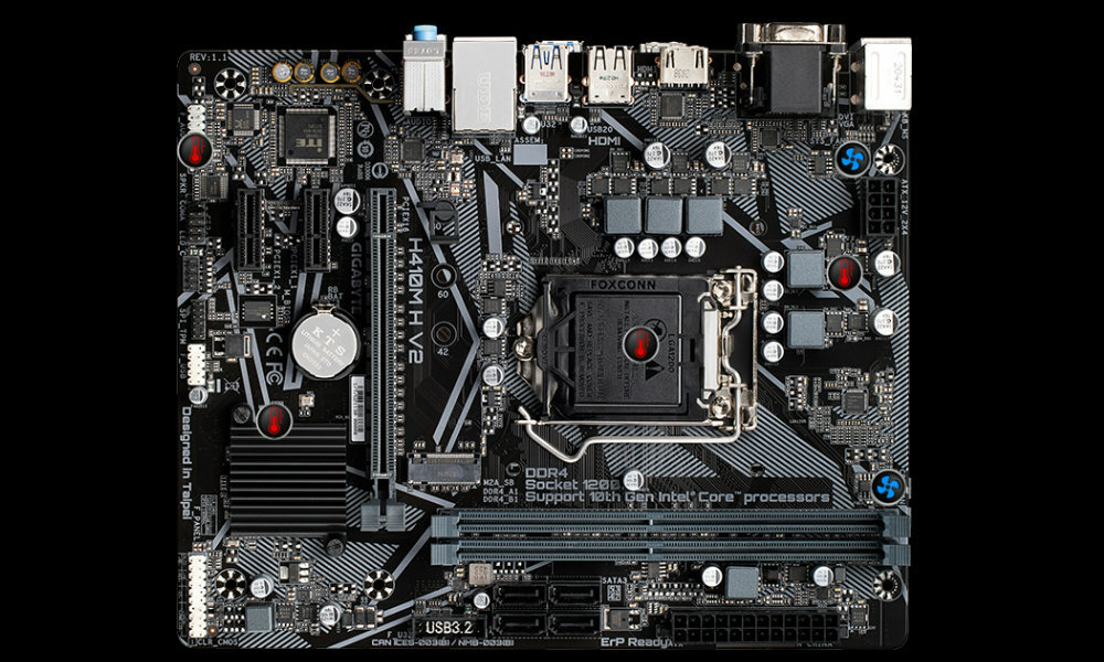 GIGABYTE H410M H V2 Płyta główna - niskie ceny i opinie w Media Expert