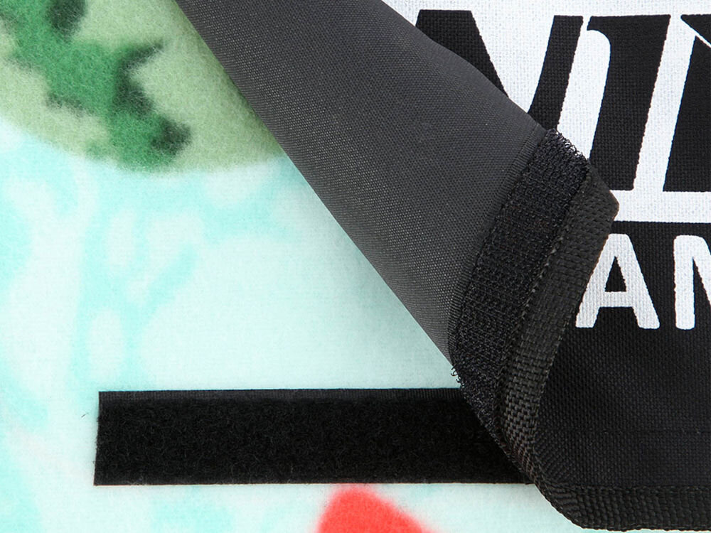 Koc plażowo-piknikowy NILS CAMP NC2312 (220 x 200 cm) regulowany pasek rzep kieszeń na zamek