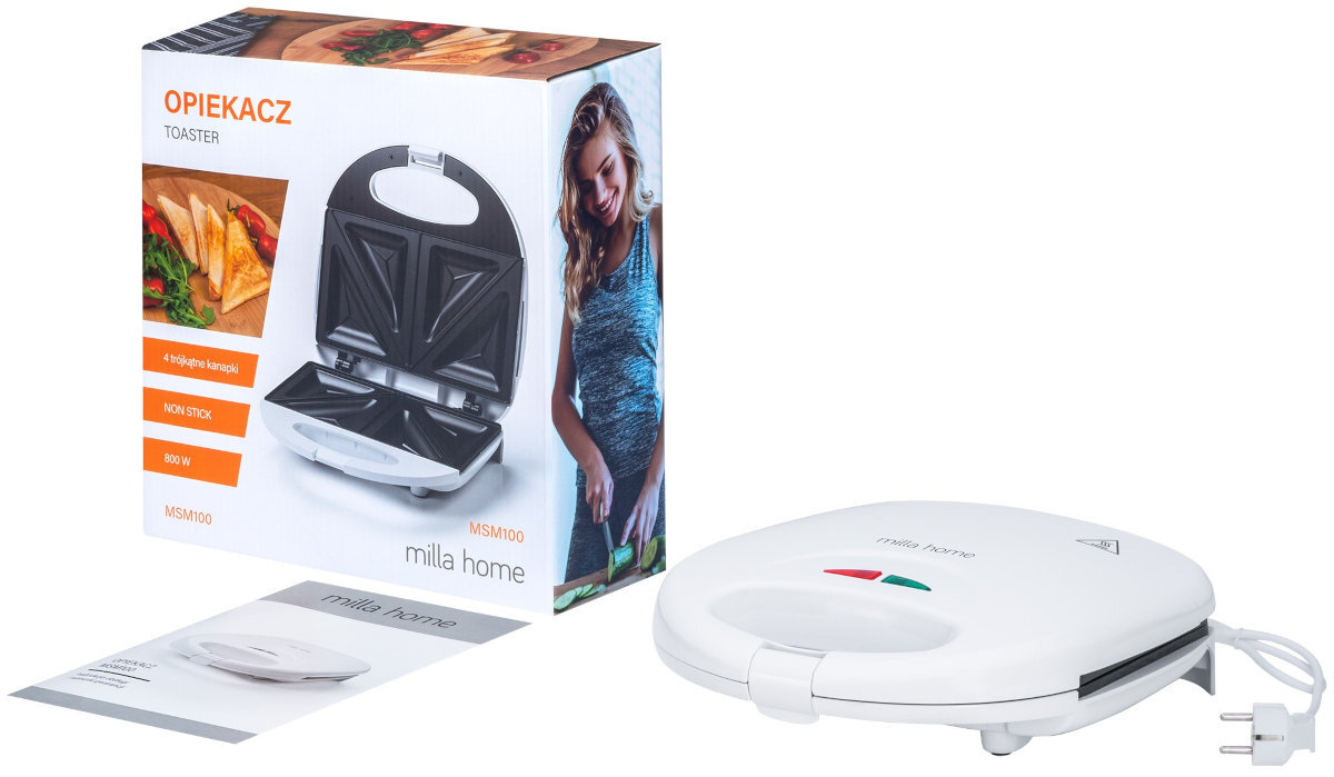 Opiekacz MILLA HOME MSM100 zestaw