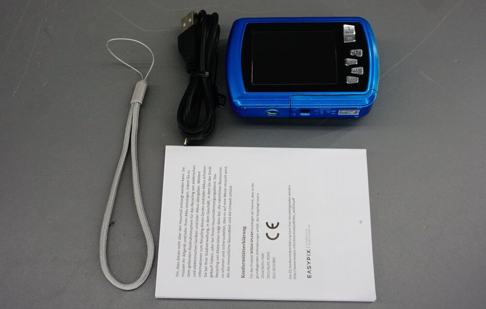 Aparat EASYPIX Aquapix W2024 Splash zestaw