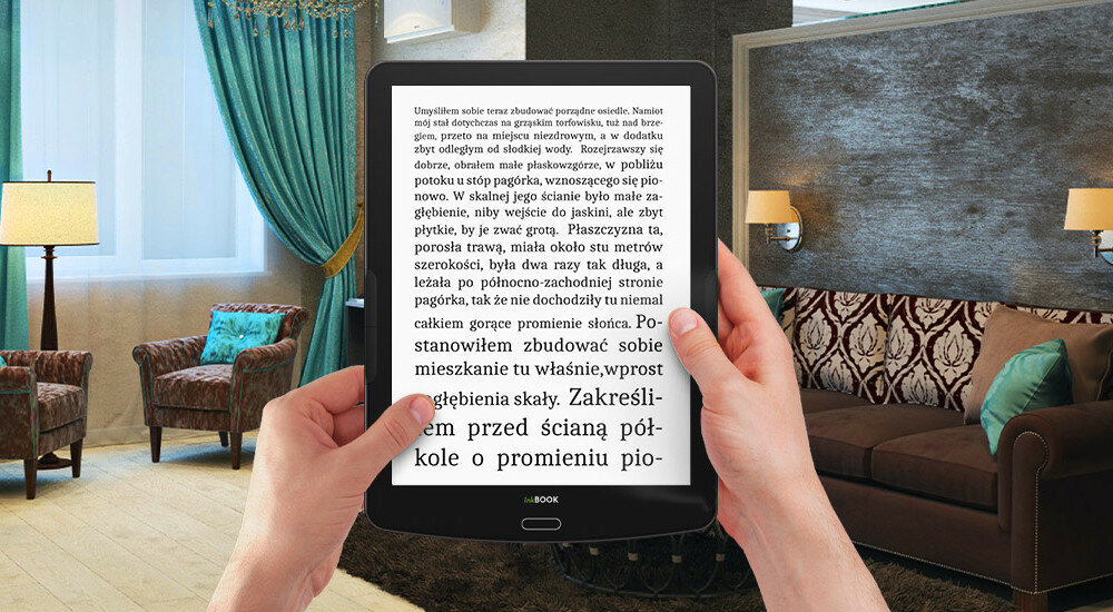 EBOOK READER INKBOOK FOCUS 7,8 czcionka powiększanie menu