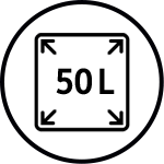 Pojemność 50 litrów