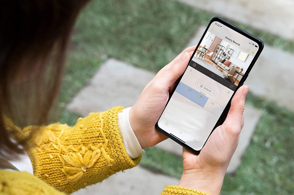 Kamera monitorująca YALE SV-DPFX-B-EU aplikacja Pan & Tilt aplikacja mobilna Yale View przesuwać obiektyw w górę i w dół w lewo i w prawo
