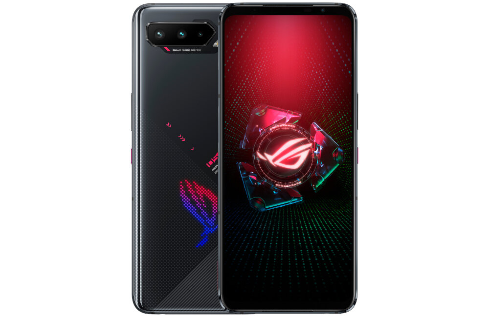 SMARTFON ASUS ROG PHONE 5 12+256GB BLACK oświetlenie