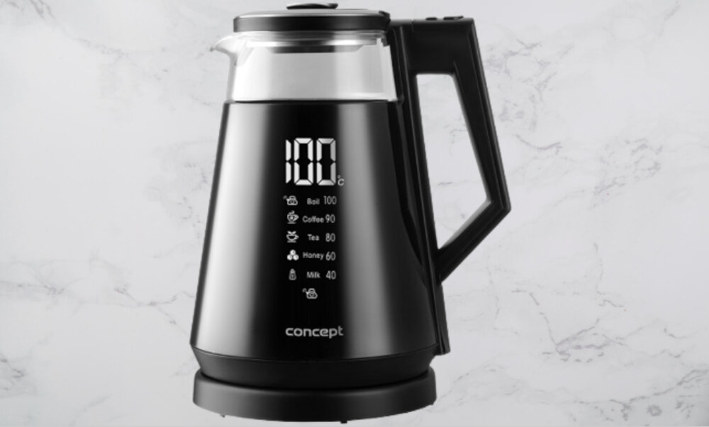 Czajnik CONCEPT RK4170 funkcja KEEP WARM regulacja teperatury 5 stopni