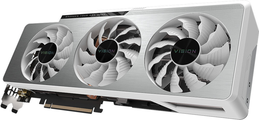 Karta graficzna GIGABYTE GeForce RTX 3080 Ti Vision 12GB wydajne chlodzenie