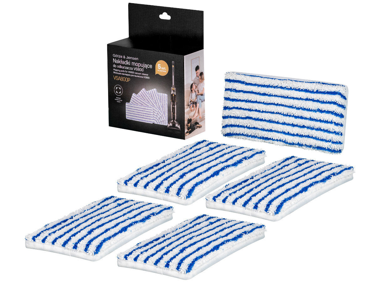 Nakladka do mopa GOTZE JENSEN PM400W (2 sztuki) zawartość opakowania nakładki