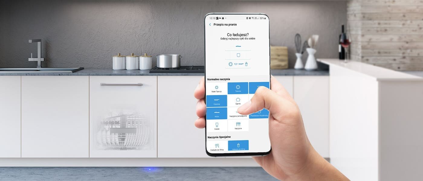 Wskazówki gdzie i jak układać naczynia SmartThings