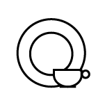 10 kompletów naczyń ikona 10 kompletów naczyń ikona