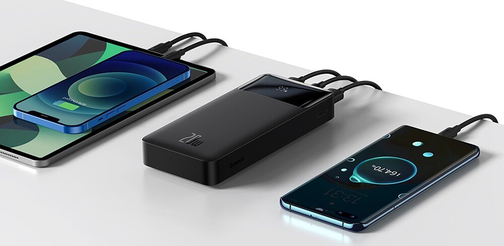 Powerbank BASEUS Bipow PPBD30K 30000mAh 20W Urządzenia moc ładowanie wymiary bateria pojemność bezpieczeństwo lekkość wygoda