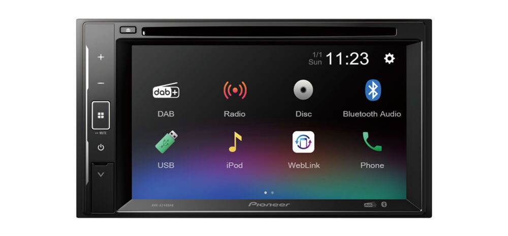 Radio samochodowe PIONEER AVH-A240DAB - Odtwarzacz samochodowy 2-DIN