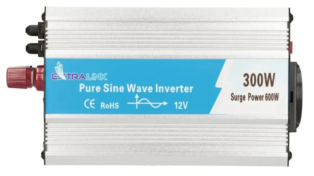 Przetwornica napięcia EXTRALINK 12V na 230V 300W - praca