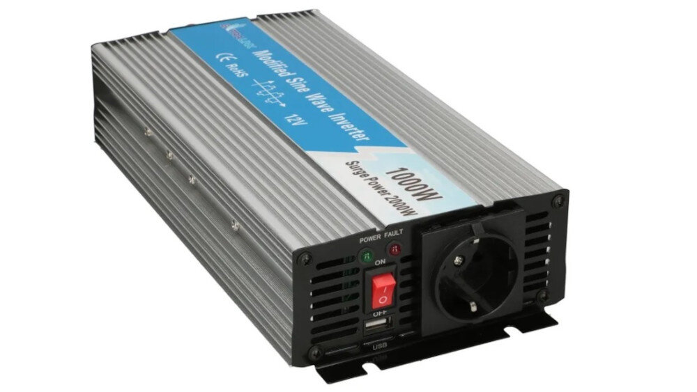 Przetwornica napięcia EXTRALINK 12V na 230V 1000W - zastosowanie
