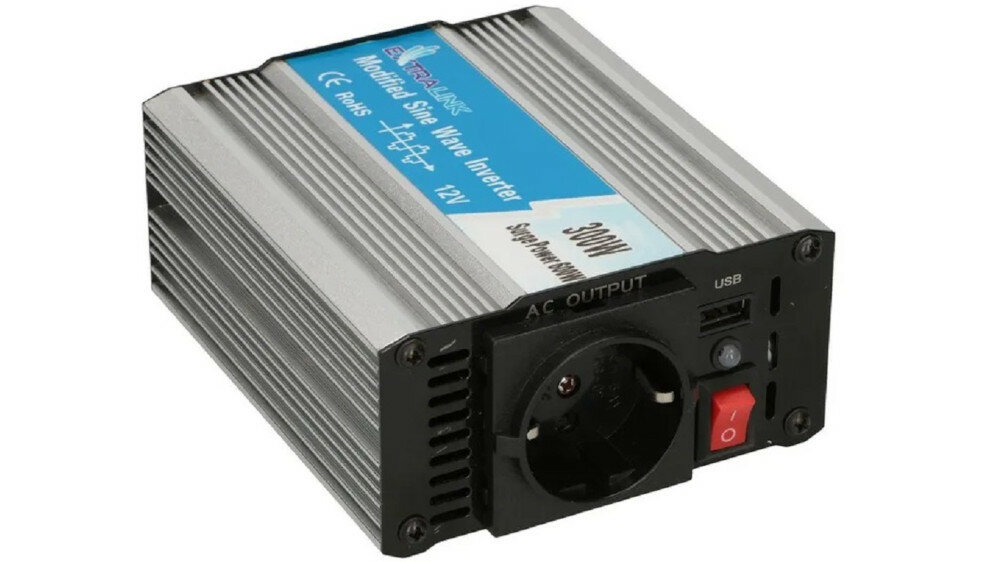 Przetwornica napięcia EXTRALINK 12V na 230V 300W - obsługa