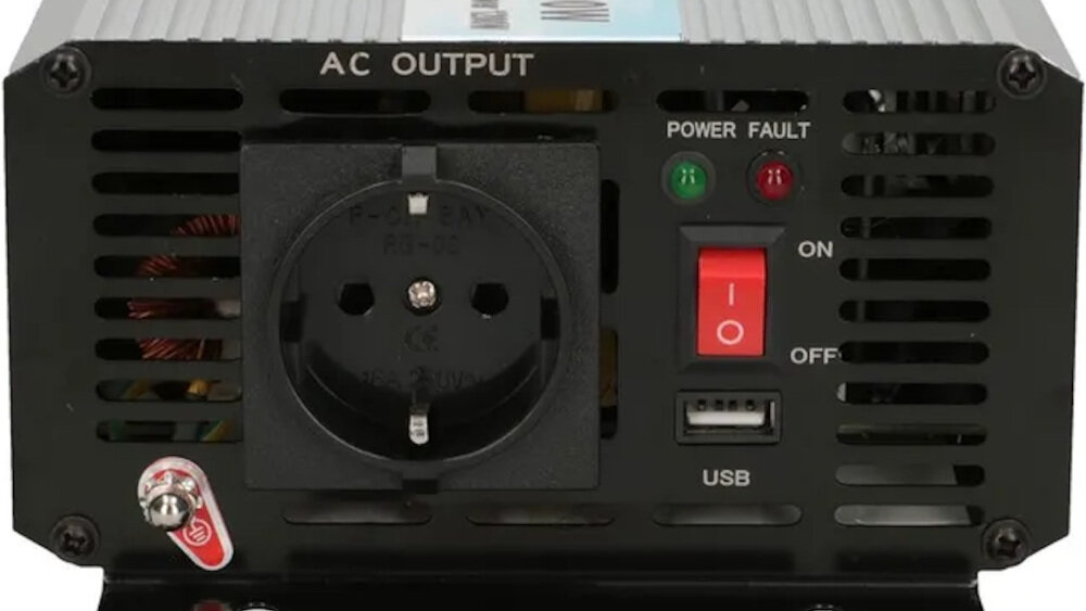 Przetwornica napięcia EXTRALINK 12V na 230V 600W - moc