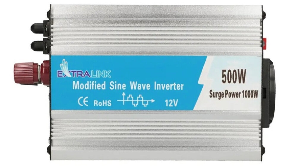 Przetwornica napięcia EXTRALINK 12V na 230V 500W - możliwości