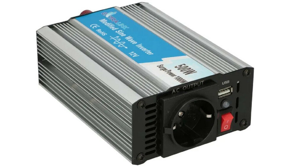 Przetwornica napięcia EXTRALINK 12V na 230V 500W - obsługa