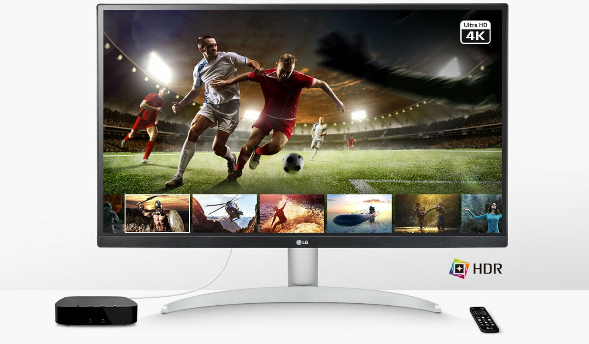 LG 27UP600 niebieskie swiatlo