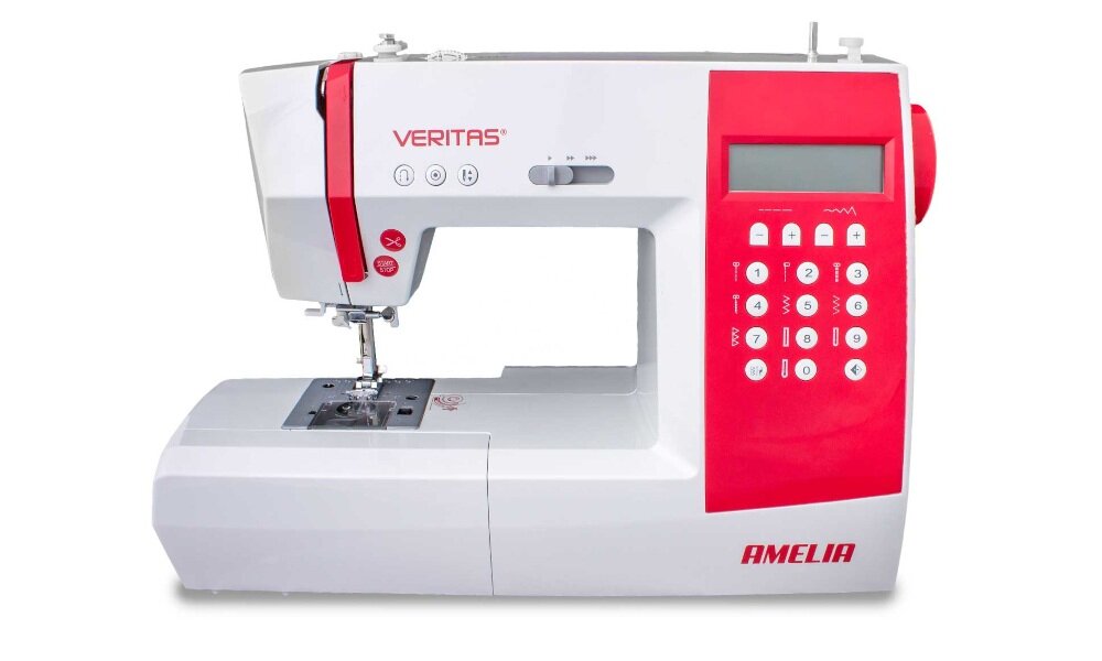 Maszyna do szycia VERITAS Amelia 90 programów ściegów, programy do dziurek, ściegi do pikowania