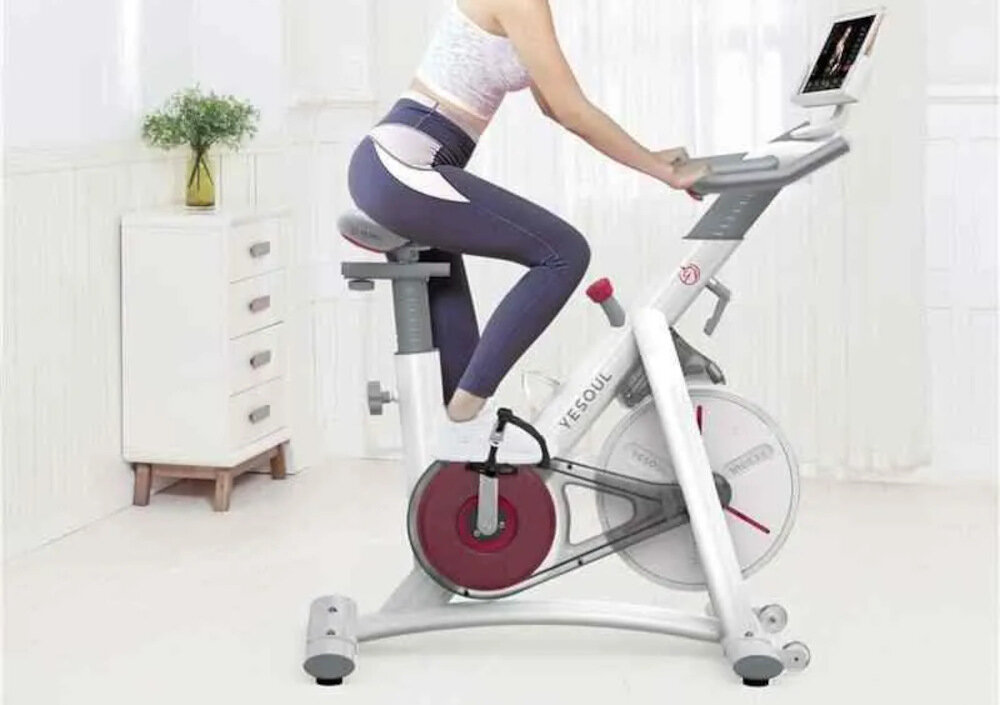 Rower spinningowy YESOUL S3 świetna jakość wykonania stalowa konstrukcja koło zamachowe waga 7,5 kg płynna regulacja oporu
