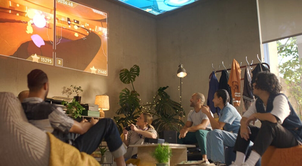 PROJEKTOR EPSON EF-11 obraz wyświetlanie z różnych urządzeń