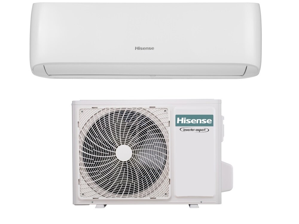 Klimatyzator HISENSE Split Easy Smart CA50XS4F tryb SLEEP cicha praca praca w nocy działa bardzo efektywnie nie zajmuje wiele przestrzeni