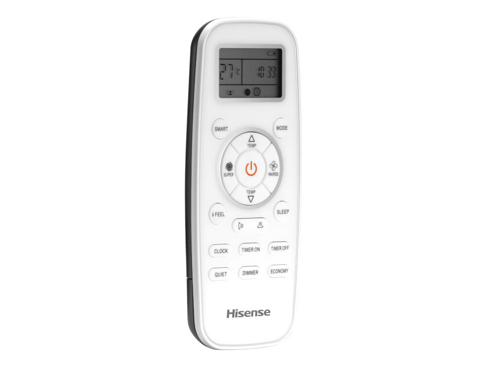 Klimatyzator HISENSE Split Easy Smart CA25YR4F pięciostopniowa regulacja prędkości pracy z pomocą pilota przemieszczanie pionowych oraz poziomych żaluzji