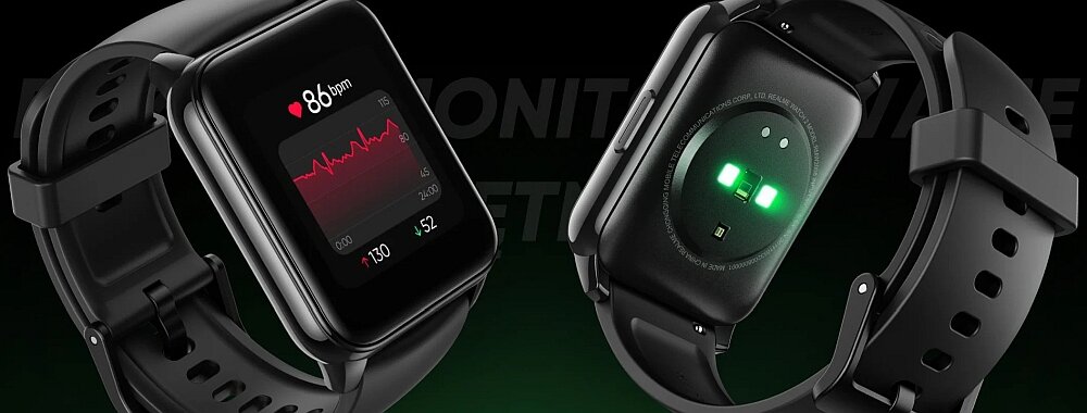 Smartwatch REALME Watch 2 ekran bateria sport czujniki tlen krew puls zdrowie pasek smartfon 