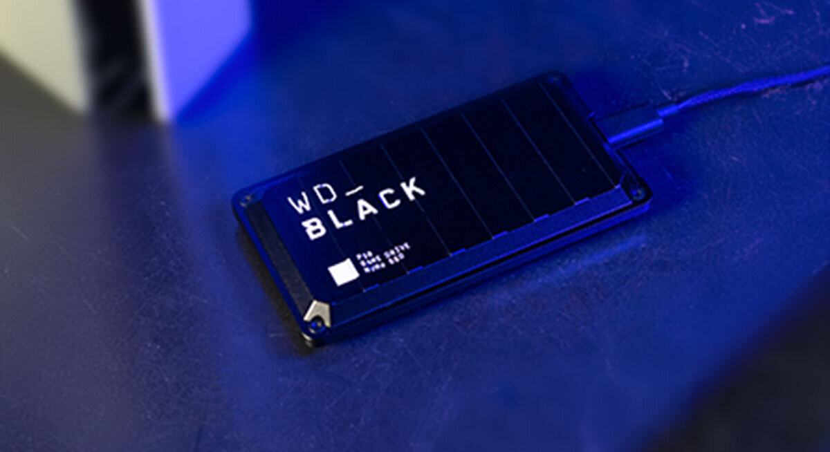Dysk WD Black P50 Game Drive 4TB SSD prędkość odczytu do 2000 MB/s
