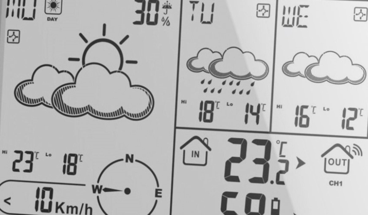 Kontrola temperatury stacji Hama Meteotime