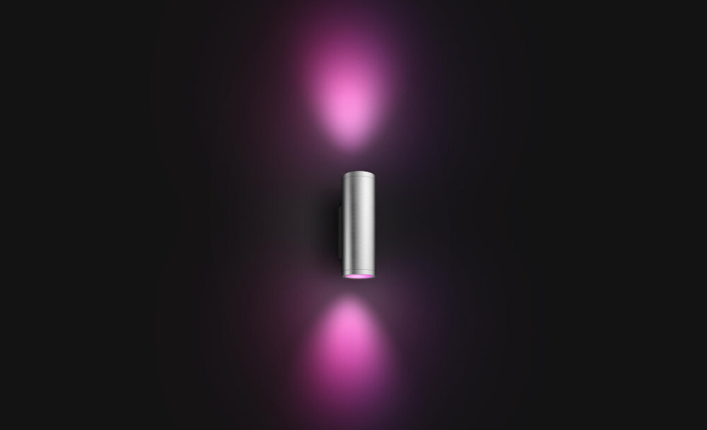 Oprawa zewnętrzna PHILIPS HUE Appear Srebrny system inteligentnego oswietlenia Hue sterowanie glosem funkcja automatyzacji domowego swiatla