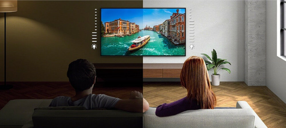 Telewizor SONY OLED A83J - czujnik światła