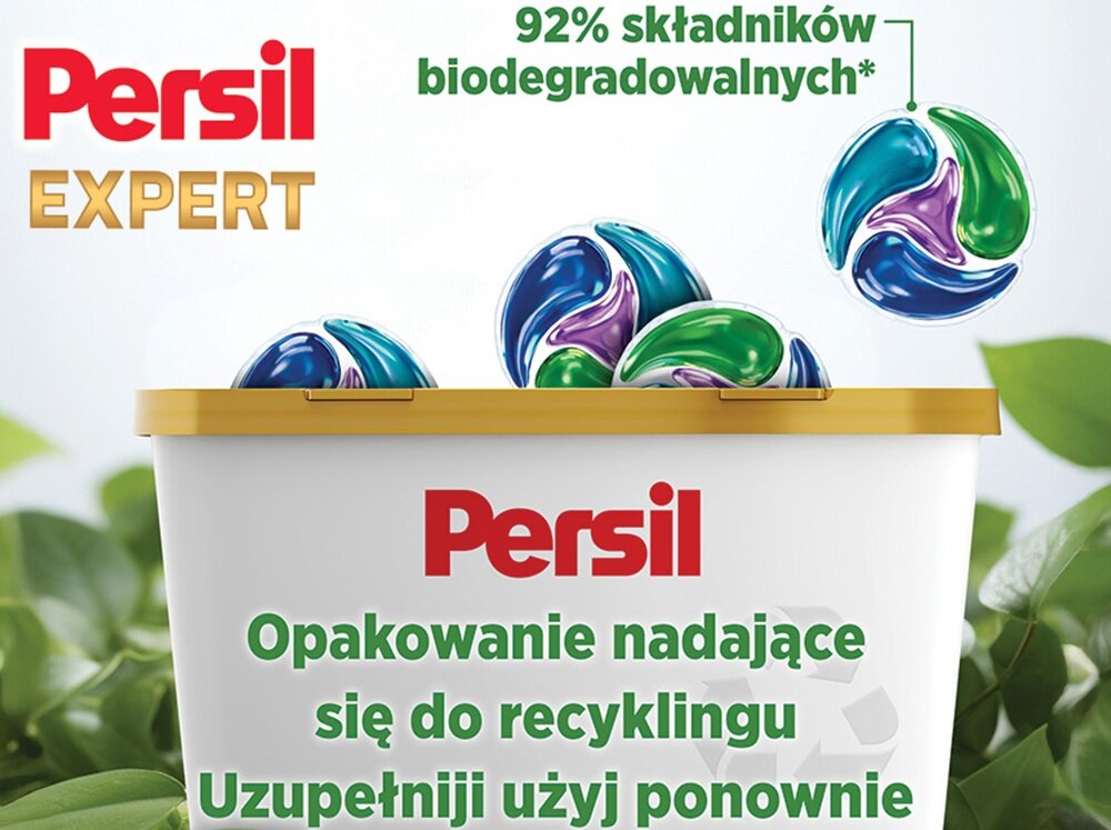 Kapsułki do prania PERSIL Power Caps Color 33 szt. delikatny dla osób o wrażliwej skórze, testowany dermatologicznie