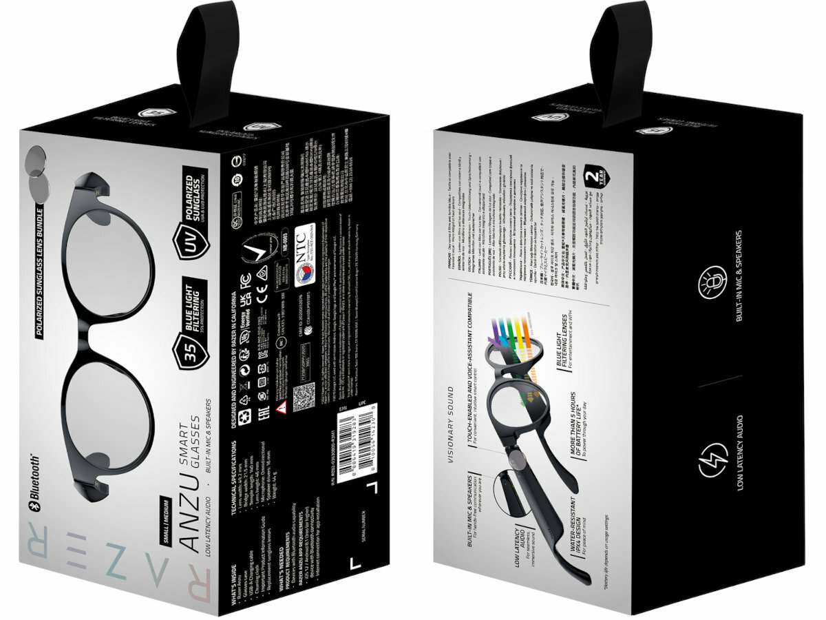 Okulary RAZER Smart Anzu Round Blue Light L 1