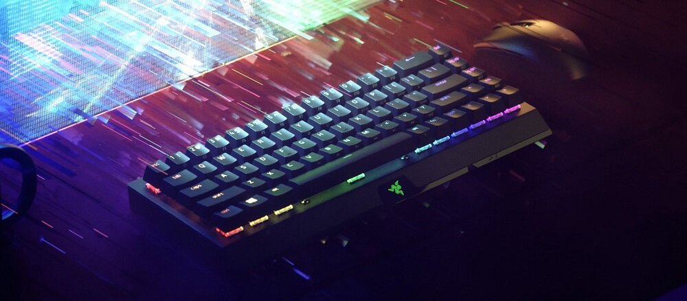 Klawiatura RAZER Blackwidow V3 Mini HyperSpeed - cicha praca żółte przełączniki