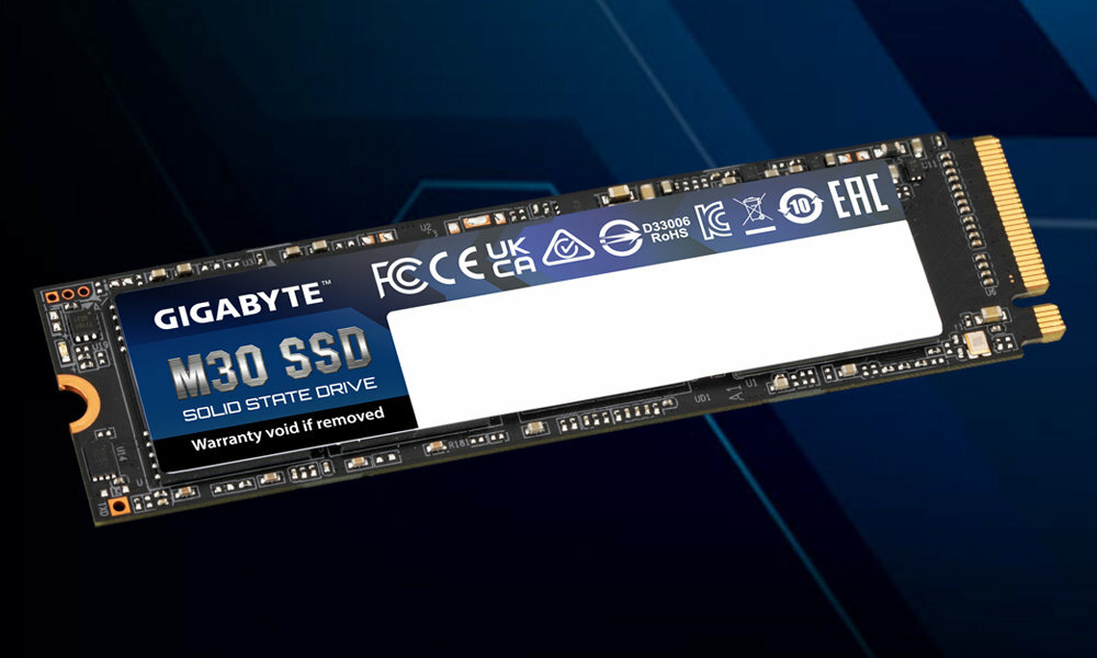 GIGABYTE M30 SSD plaski