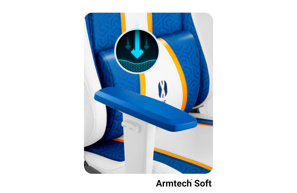 Fotel DIABLO CHAIRS X-One 2.0 Aqua podlokietniki