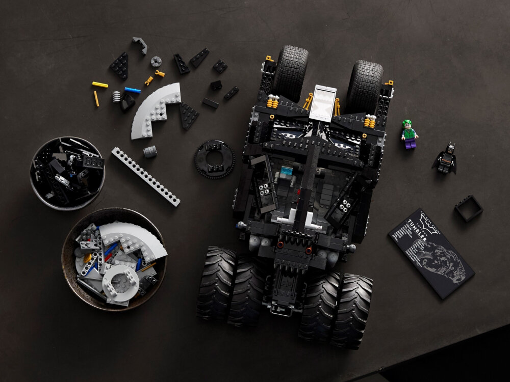 LEGO DC Batman Batmobil Tumbler 76240 zestaw wysokiej jakości klocków otwierany dach