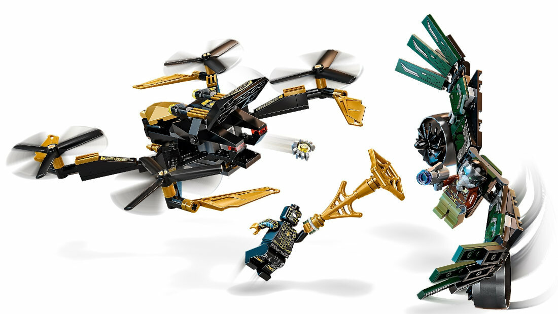 LEGO Marvel Bojowy dron Spider-Mana 76195 wyposazenie komplet zestaw akcesoria